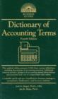 Image for Dictionary of accounting terms