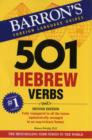 Image for 501 Hebrew verbs  : fully conjugated in all the tenses in a new easy-to-follow format alphabetically arranged by root