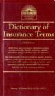 Image for Dictionary of Insurance Terms