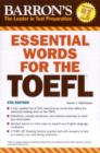 Image for Barron&#39;s essential words for the TOEFL  : test of English as a foreign language