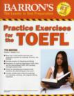 Image for Practice Exercises for the TOEFL