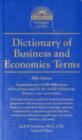 Image for Dictionary of Business and Economics Terms