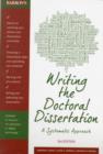 Image for Writing the doctoral dissertation  : a systematic approach