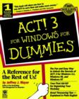Image for ACT!(R) 3 For Windows(R) For Dummies(R)