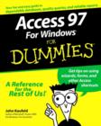 Image for Access 97 for Windows For Dummies