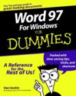 Image for Word 97 for Windows For Dummies