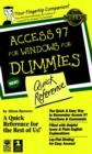 Image for Access 97 for Windows for Dummies Quick Reference
