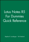 Image for Lotus Notes R5 For Dummies Quick Reference