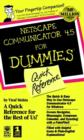 Image for Netscape Communicator 5 for Dummies Quick Reference