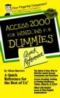 Image for Access 2000 for Windows for dummies  : quick reference