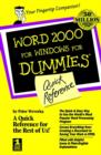 Image for Word 2000 for Windows for Dummies Quick Reference