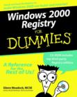 Image for Windows 2000 Server Registry for Dummies