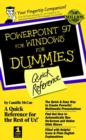 Image for PowerPoint 97 for Windows for Dummies Quick Reference