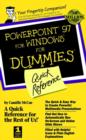 Image for PowerPoint 97 for Windows for dummies quick reference