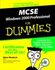 Image for MCSE Windows 2000 Professional for Dummies