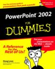 Image for Powerpoint 2002 for dummies