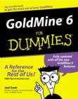 Image for GoldMine 6 for Dummies