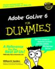 Image for Adobe GoLive 6 for dummies