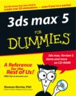 Image for 3ds max 5 for Dummies