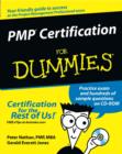 Image for PMP certification for dummies