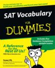 Image for SAT vocabulary for dummies