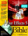 Image for After Effects 5 bible