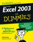 Image for Excel 2003 For Dummies