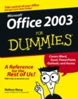 Image for Microsoft Office 2003 For Dummies