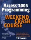 Image for Access X Programming Weekend Crash Course