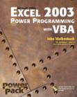 Image for Excel 2003 Power Programming with VBA
