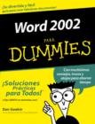 Image for Word 2002 Para Dummies