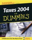 Image for Taxes for dummies 2004
