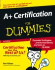 Image for A+ certification for dummies