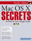 Image for Mac OS X secrets  : Panther edition