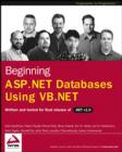 Image for Beginning ASP.NET Databases Using VB.NET : Written and Tested for Final Release of .NET v.1.0