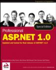 Image for Professional ASP.NET 1.0
