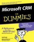 Image for Microsoft CRM for dummies