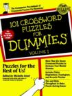Image for 101 Crossword Puzzles for Dummies