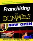 Image for Franchising for Dummies