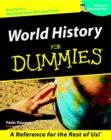 Image for World history for dummies