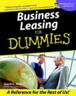 Image for Business Leasing for Dummies