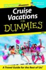Image for Cruise Vacations For Dummies(R) 2002