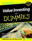 Image for Value Investing for Dummies