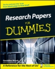 Image for Research papers for dummies