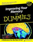 Image for Improving Your Memory For Dummies