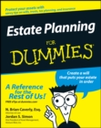 Image for Estate planning For dummies