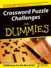 Image for Crossword puzzle challenges for dummies