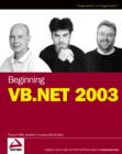 Image for Beginning VB.NET 2003