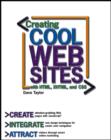 Image for Creating cool web sites with HTML, XHTML, and CSS