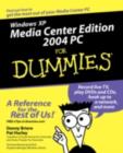 Image for Windows XP Media Center Edition 2004 PC for dummies